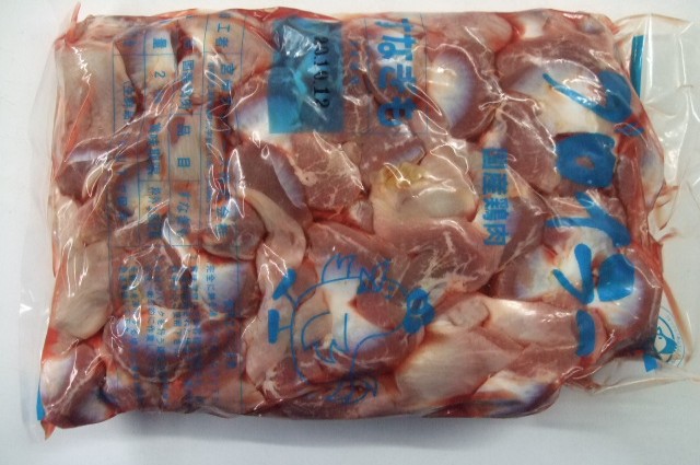 冷凍 国産鶏砂肝1ケース(2kg×6パック)炒め物やおつまみに。